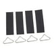 thumbnail image 4 of Hebillas de anillo triangulares de 4 anillos, hebillas de red para trampolín, cama de salto, jardín al aire libre, accesorios de fijación de trampolín con correas, 4 of 8