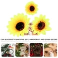 thumbnail image 3 of KAKOWELY 100 Pcs Artificial Sunflower Heads for Home Decor Yellow Silk Cloth Plastic Circular Realistic, 3 of 8