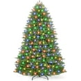 thumbnail image 1 of CABIHOME Pre-lit Artificial Christmas Tree, Premium Spruce Full-Tree Design Featuring 450 Lights and Metal Stand, Hinged Structure for Top Choice for Holiday Decorations, 1 of 7