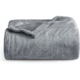 thumbnail image 1 of Manta de forro polar, color gris claro, manta de microfibra de felpa, manta de cama de microfibra suave y acogedora Adepaton MZQ-1144-3, 1 of 4