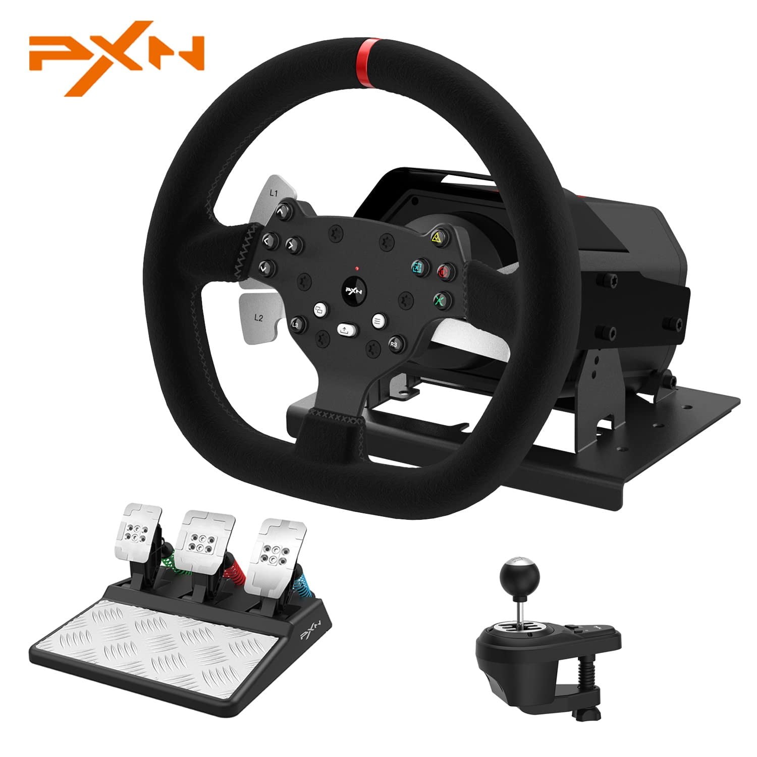 Force Feedback Steering Wheel, V10 Real Force Feedback Driving Wheel