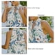 thumbnail image 5 of Camiseta sin mangas con cuello halter para mujer, sin mangas, cuello trasero, cierre de correa, ajuste holgado, camisetas casuales de verano, estampado floral de albaricoque L, 5 of 9