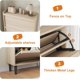 thumbnail image 5 of Historyli Zapatero con estantes ajustables,organizador de zapatos oculto con 3 cajones abatibles,mueble de madera independiente para entrada,pasillo,sala de estar y porche., 5 of 7