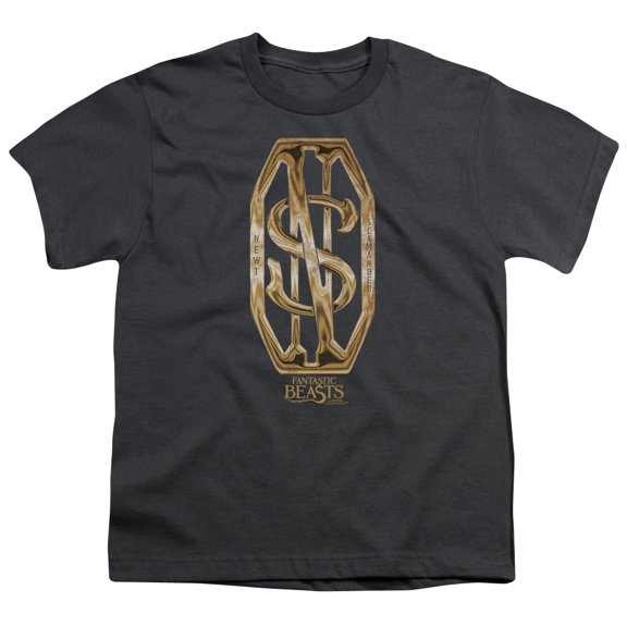 Fantastic Beasts - Scamander Monogram - Youth Short Sleeve Shirt - Medium