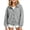 Gray, variant on Mooqilaa Girls Buttons Sweatshirts Size 10-12, School Casual Long Sleeve Collared Fall Outerwear Pink