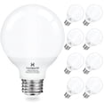 thumbnail image 1 of Bombilla LED de tocador Hansang G25, 5 W, 5000 K, luz diurna, paquete de 8, 1 of 7
