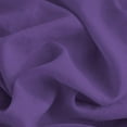 thumbnail image 6 of DNG Creations 3 Piece Double Ruffle Duvet Cover With Zipper Closure ( Solid Purple ) All-Season 100% Egyptian Cotton, 800 Thread Count ( Oversized King - Size ), 6 of 6