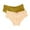 Beige, variant on Kmdttou Underwear Women Pack Sexy Lace High Cut Panties Comfort Bikini Panty Stretch Underpants Breathable Ladies Briefs (Available in Plus Size) Beige-2XL
