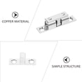 thumbnail image 2 of Raindrops  4 Pcs Furniture Bead Buckle Dryer Door Latch Bumpers for Cabinet Doors Silver, 2 of 8