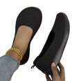 thumbnail image 5 of Willtoo Orthopedic Womens Square Toe Slip‑On Casual Flats Breathable Knit Mesh Upper Walking Shoes Lightweight Platform Sole Sneakers, 5 of 5