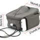 thumbnail image 2 of Mini horno portátil, bolsa de calefacción portátil USB para comida, almuerzo, oficina, hogar, coche, camioneros, mini lonchera con calefacción, material de tela Oxford, 2 of 5