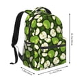 thumbnail image 2 of Balery Green Fruit Mochila Escolar Impresa, Mochila Ligera para Viajes Casual, Mochila Duradera y Cómoda Multifuncional, Mochila para Laptop-One Size, 2 of 5