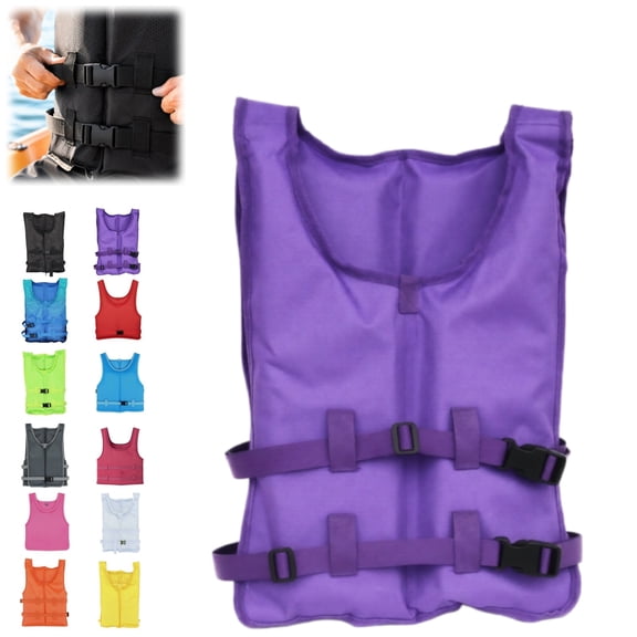 Bisitoy Life Jackets for Adults, 1 Piece Double Buckle Portable Foldable Buoyancy Vest