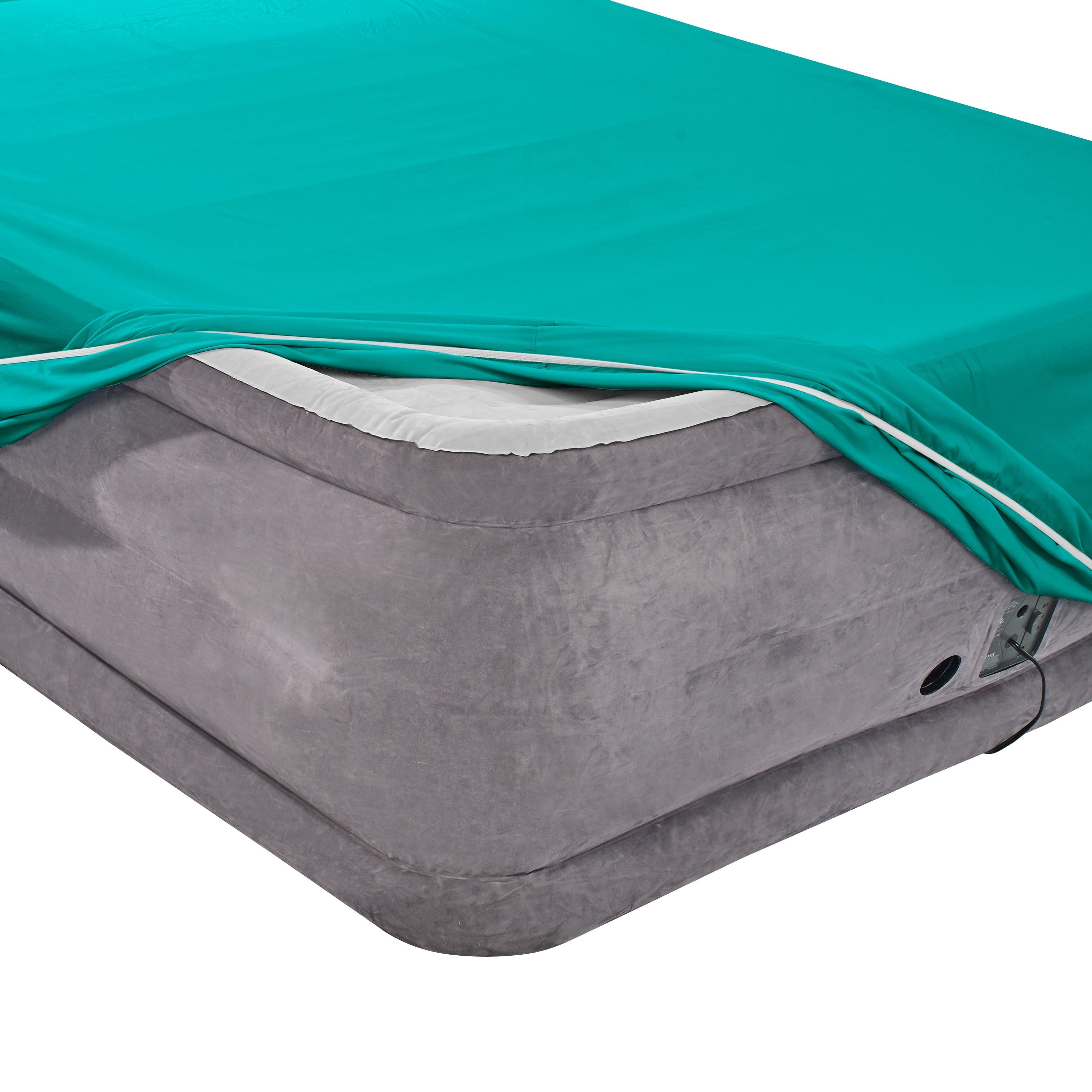 Clara Clark 1800 Microfiber Collection 18" - 21" Extra Deep Pocket Fitted Sheet, Twin Size, Teal