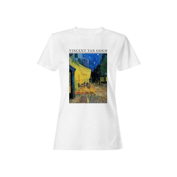 Van Gogh's Starry Night Cafe Women's T-shirt