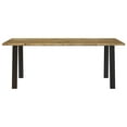 thumbnail image 2 of vidaXL Table à Manger 200x90x75 cm Bois Massif Acacia, 2 of 5