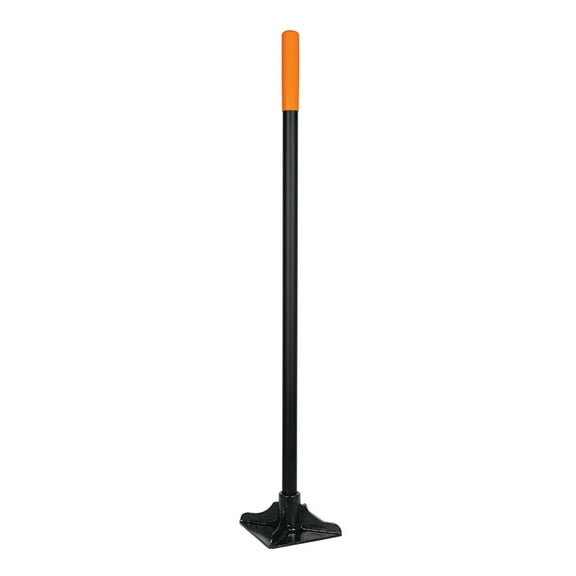 Fiskars All Steel 8-inch x 8-inch Tamper with Rubber Grip Handle