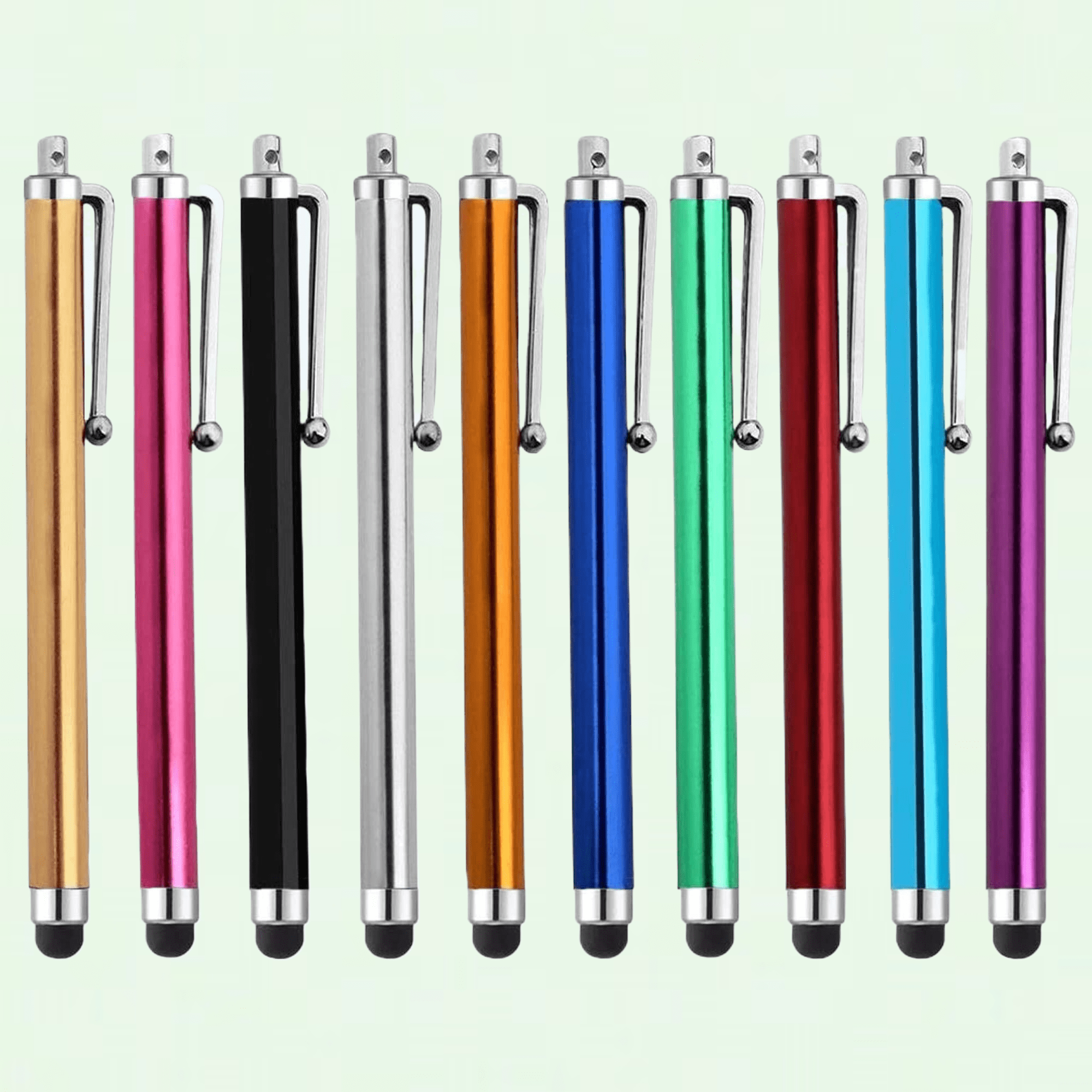 10-Pack Touch Screen Stylus Pens, Universal Capacitive Stylus Pens for iPad, iPhone, Samsung, Tablet, and Other Smart Devices