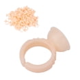 thumbnail image 1 of Vasos para pegamento de pestañas, 100 piezas de silicona para pigmento de tatuaje, copa de anillo de pigmento de microblading, vasos de pegamento para pestañas, rendimiento confiable, 1 of 14