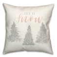 thumbnail image 2 of Creative Products Let it Snow 18x18 Spun Poly Pillow, 2 of 3