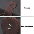 thumbnail image 4 of CxhicLuv Car Seat Hook, Auto Storage Rack, Leather Stainless Steel 360° Rotation, Vehicle Storage Accessories, Item Hanging & Organizing Tools for Car Owners, Families, Brown, 4 of 6