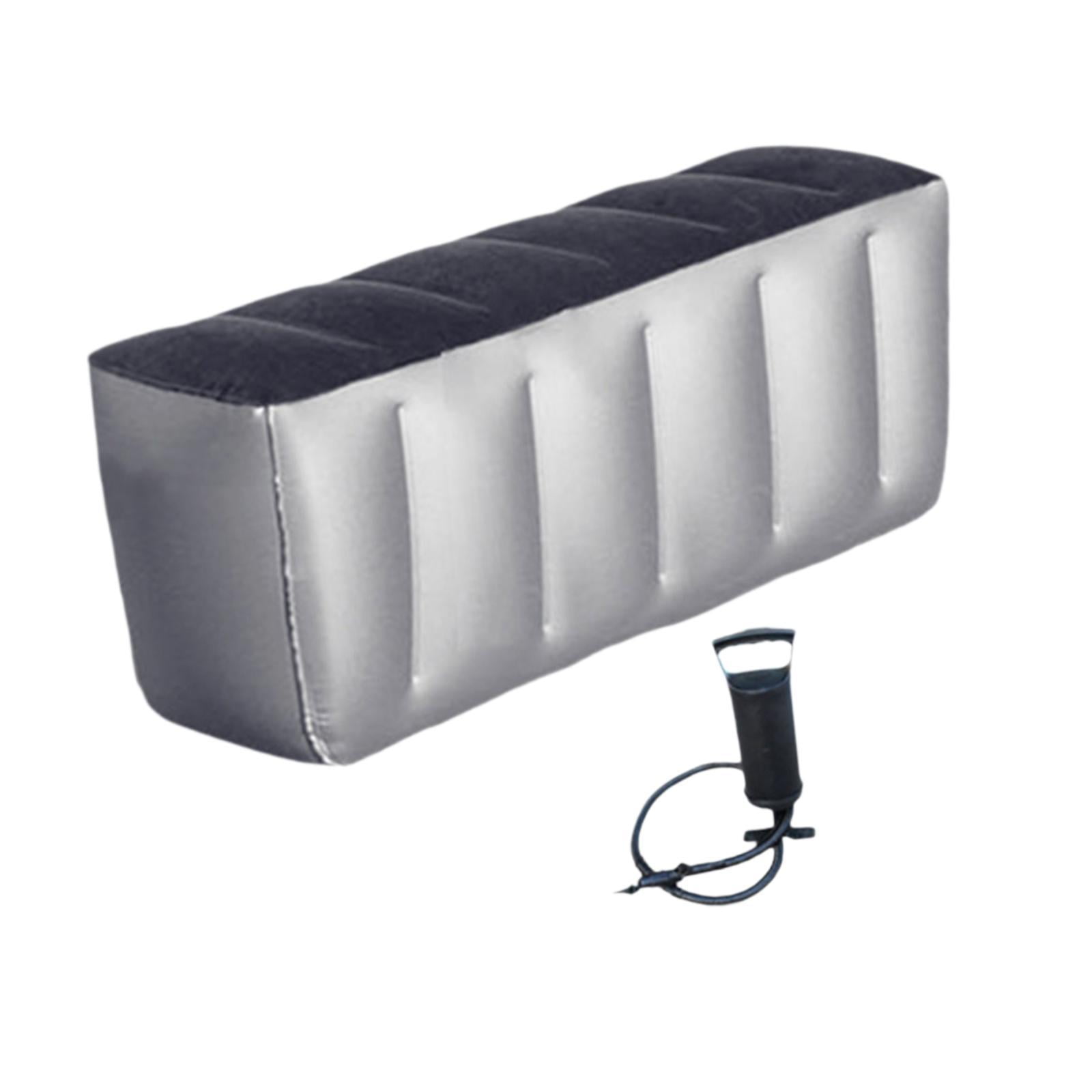amagogo Car Back Seat Bed Inflatable Mattress Air Sleeping Pad Flocking Cushion Portable Gap Pad with Pump Suitable for Road Travel Family Camping Outdoor Use B