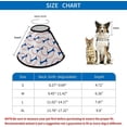 thumbnail image 3 of Baseballs Texture Soft Cat Dog Recovery Collar Adjustable Cat Cone Wound Healing Protective After Surgery for Soft Pet Cone Collar, 3 of 7