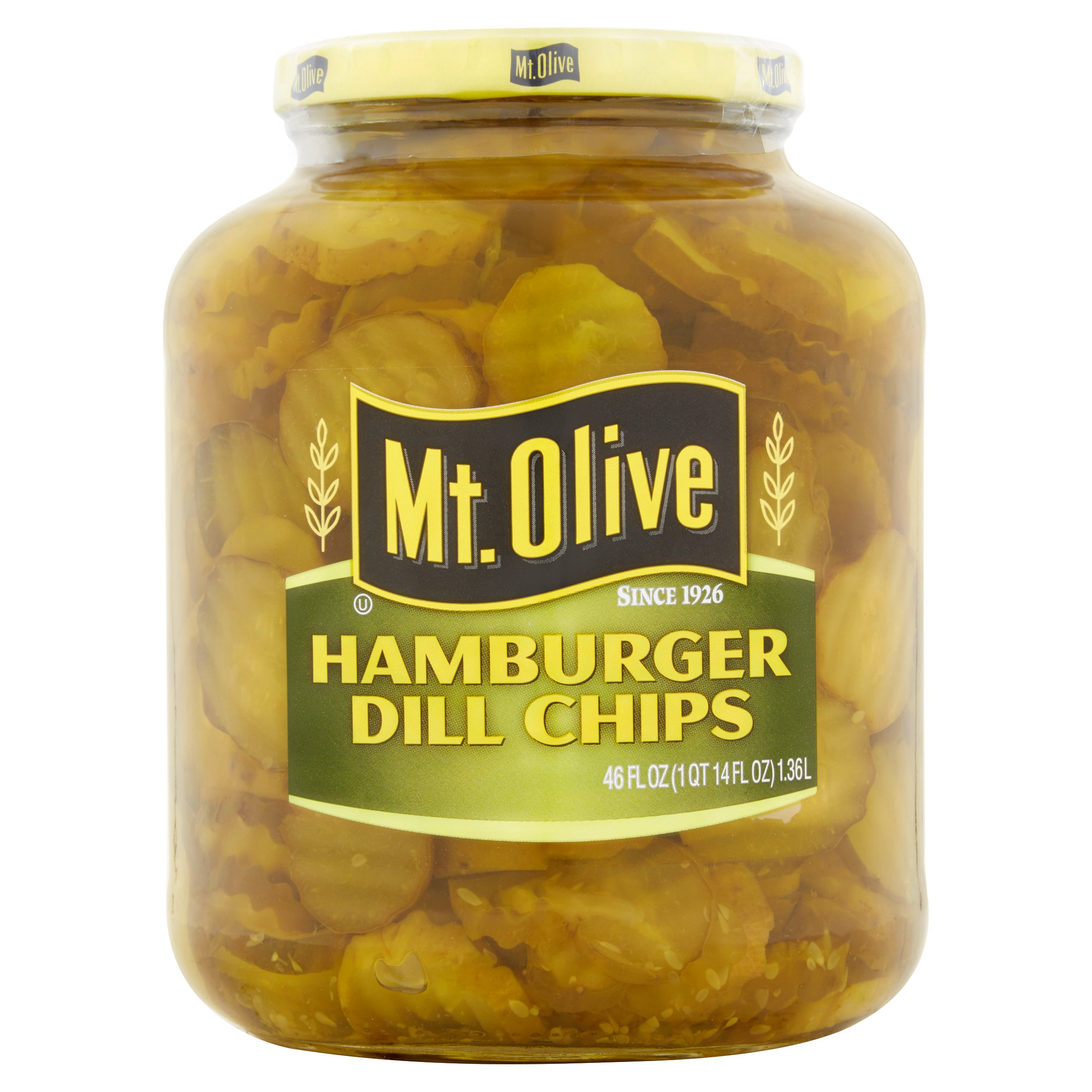 Mt. Olive Hamburger Dill Chips Pickles, 46 oz by Mt. Olive Pickle Company, Inc / Corner of Cucumber & Vine