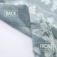 thumbnail image 7 of Decoultimatex Floral Blue Sheer Curtain for Living Room Blossom Print on Flax Linen Blend Window Curtain Panels,Rod Pocket,50"x84"x2, 7 of 7