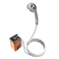 thumbnail image 2 of Ducha eléctrica para exteriores, ducha portátil, ducha de mano, ducha de campamento, ducha de Camping para viajes, baño, jardinería, lavado de coches Naranja, 2 of 8