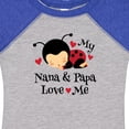 thumbnail image 4 of Inktastic Nana and Papa Love Me Baby Boys or Girls Baby Bodysuit, 4 of 5