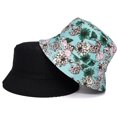 thumbnail image 5 of CoCopeaunts Reversible Bucket Hat Women's Summer Cotton Comfort Quick Dry Beach Cap Floral Double Sided Wear Fisherman Hat, 5 of 8