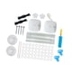 thumbnail image 4 of Kit de soporte para arco de globos ajustable, marco para arco de globos, soporte para plantas, estable Base redonda blanca, 4 of 9