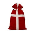 thumbnail image 2 of Shop All Savings karymi Velvet Drawstring Christmas Gift Bag 18.89x11.02in Red Cloth Decoration Bag for Candy Present Party Favors Mens Christmas Gifts Shop All Savings Summer Savings, 2 of 6