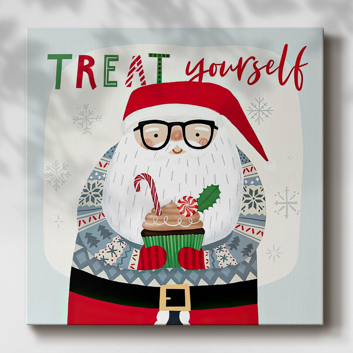 Santa's Foodtruck I- Gallery Wrapped Canvas
