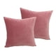 thumbnail image 1 of 2 fundas de almohada decorativas para sofá, cama, sala de estar Rosa, 1 of 9