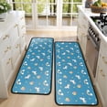 thumbnail image 4 of Kitchen Rugs Sets Of 2,Blue Cartoon Unicorn Rainbow Cloud Star Balloon Anti Fatigue Kitchen Mat Rugs Non Slip Washable,Decorative Kitchen Floor Mats for Kitchen,Sink,Laundry,17"x47"+17"x47", 4 of 5