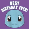 thumbnail image 2 of Girl's Pokemon Squirtle Best Birthday Ever  Graphic Tee Purple Berry Large, 2 of 4