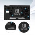 thumbnail image 4 of Rear Back Cover for Switch Game Console Replacement Housing Battery Shell Panel Gaming Equipment AccessoriesBlack and Blue, 4 of 4