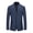Blue, variant on Vedolay Mens 2023 Suit Jackets Men's Blazer Suit Open Front Long Sleeve Fitted Ruffle Casual Office Jacket,Blue XXL