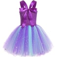 thumbnail image 3 of LED Light Up Little Mermaid Princess Tutu Dress for Halloween Birthday Party Gifts, 3 of 5