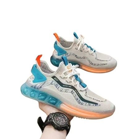 

Ymiytan Men Lightweight Fashion Sneaker Work Casual Slip Resistant Athletic Shoes Outdoor Comfortable Sneakers Beige 7