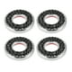thumbnail image 1 of 4 Piezas Negro Bling Interior Coche Puerta Cerradura Pegatinas Decoración Accesorios, 1 of 1