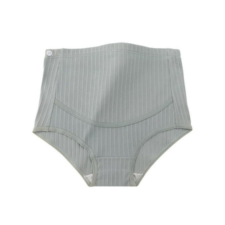 Wdfiry Plus Size Women s Maternity High Waist Underwear Pregnancy Seamless Soft Hipster Panties Over Bump