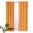 thumbnail image 1 of Cortina Decorativa Neo Colchas Concord Mostaza Corta, 1 of 2