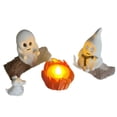 thumbnail image 3 of Ghost Campfire Flickering Night Light Ghost Campfire Gathering | Spooky Halloween Decor | Cute Ghost Figurine Set | Campfire Display | Haunted Ghost Scene | Ghost Adventures(2 Ghosts + Cat), 3 of 10