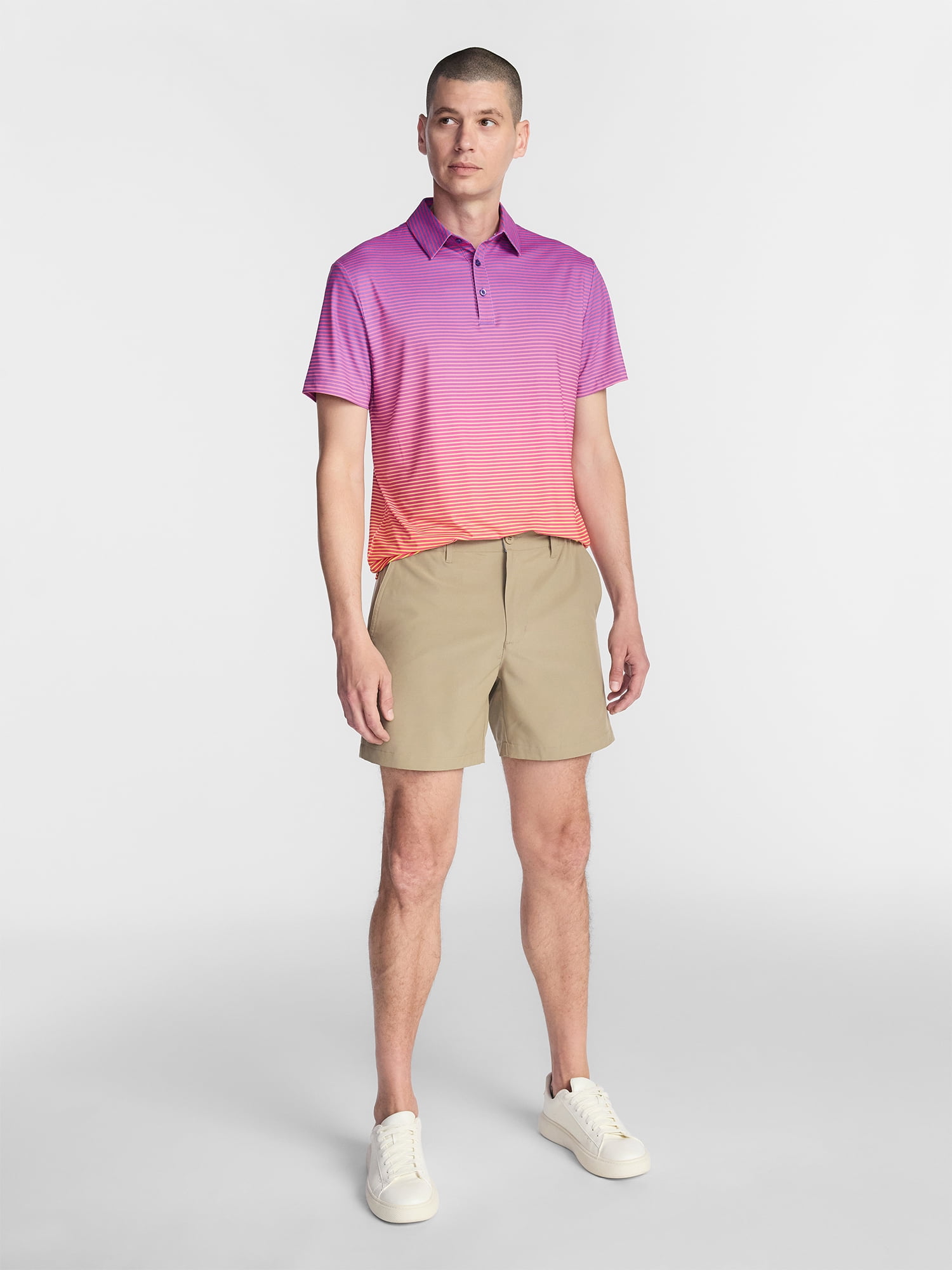 Birdie Bound Men's and Big Men's Golf Shorts, 6" Inseam, Sizes XS-5XL