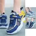 thumbnail image 2 of VOUZZA Boys Athletic Sneakers Breathable Single Mesh Knit Upper Lightweight Hook and Loop Sport Running Shoes Kids 5-12, 2 of 6