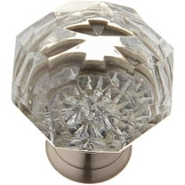 1.25 in. Diamond Cabinet Knob, Satin Nickel