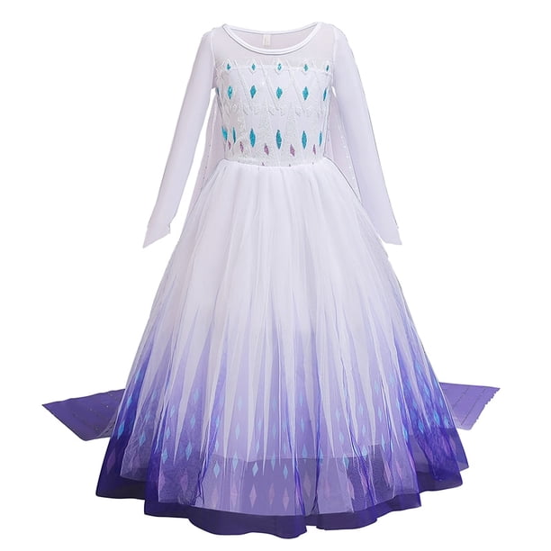 Vestido de princesa para niñas, disfraz de Blancanieves, manga abullonada, fiesta de cumpleaños, Verano Fivean unisex